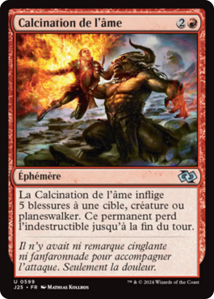 Calcination de l'âme — Foundations Jumpstart — Magic: The Gathering