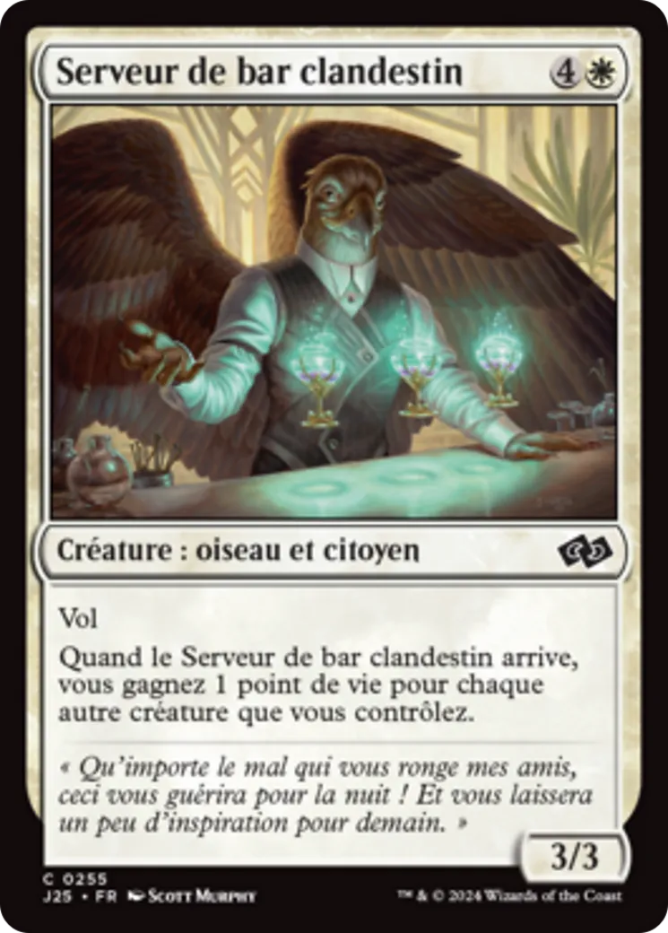 Serveur de bar clandestin — Foundations Jumpstart — Magic: The Gathering