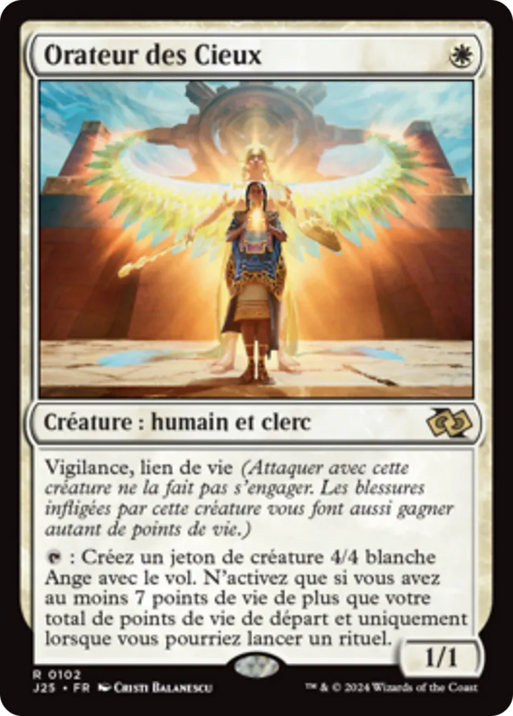 Orateur des Cieux — Foundations Jumpstart — Magic: The Gathering