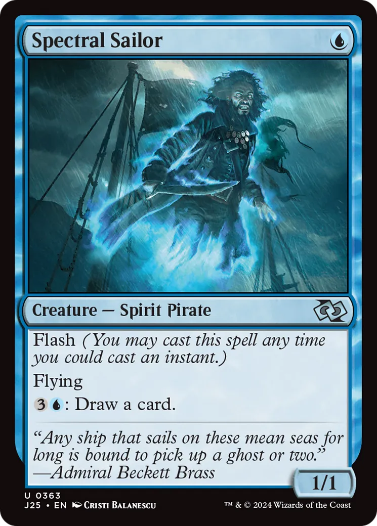Spectral Sailor — Foundations Jumpstart — Magic: The Gathering