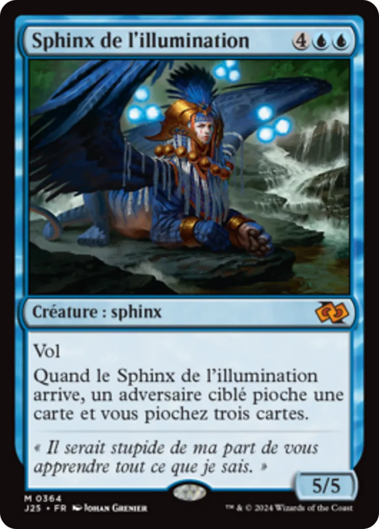 Sphinx de l'illumination — Foundations Jumpstart — Magic: The Gathering