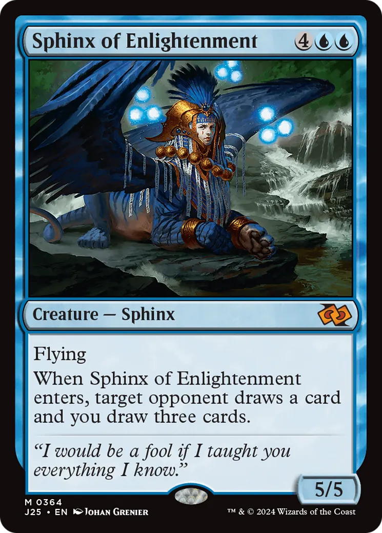 Sphinx of Enlightenment — Foundations Jumpstart — Magic: The Gathering
