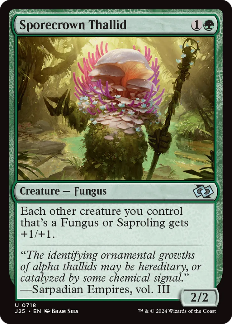 Sporecrown Thallid — Foundations Jumpstart — Magic: The Gathering
