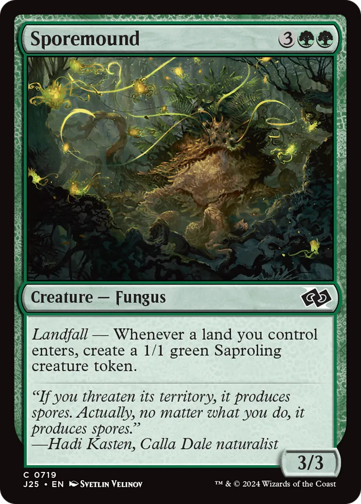 Sporemound — Foundations Jumpstart — Magic: The Gathering