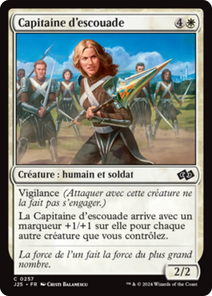 Capitaine d'escouade — Foundations Jumpstart — Magic: The Gathering