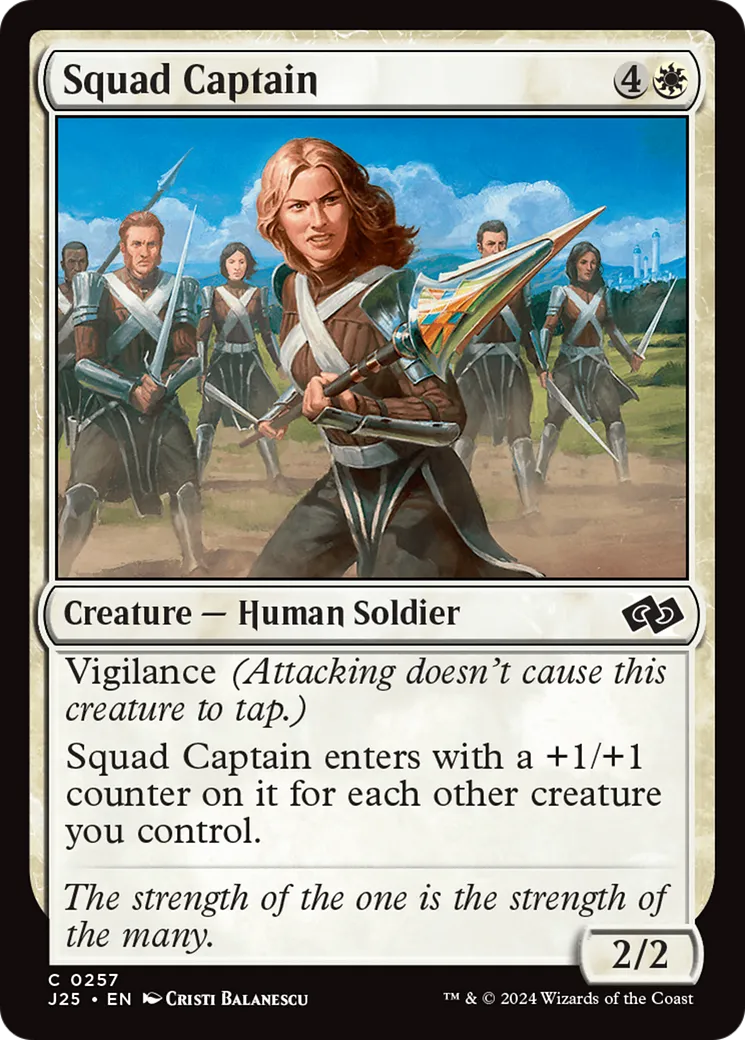 Squad Captain — Foundations Jumpstart — Magic: The Gathering