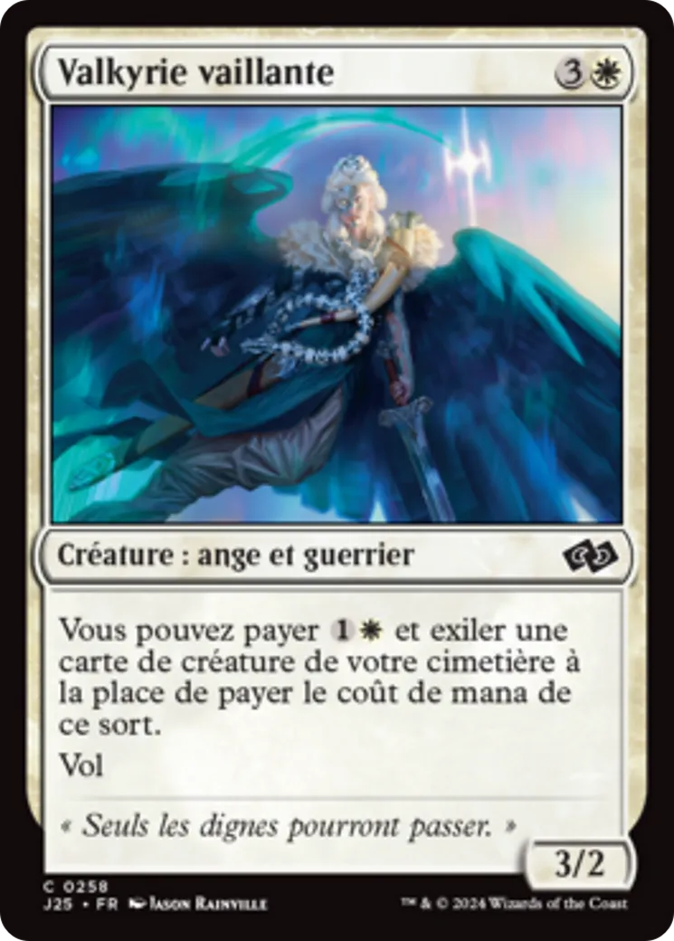 Valkyrie vaillante — Foundations Jumpstart — Magic: The Gathering