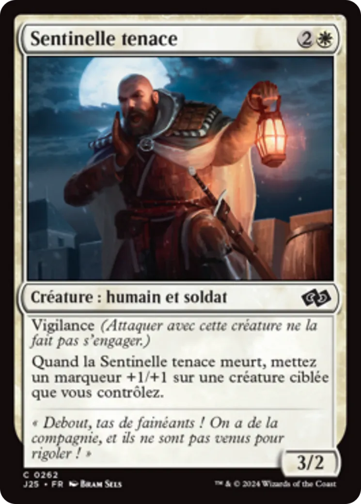 Sentinelle tenace — Foundations Jumpstart — Magic: The Gathering