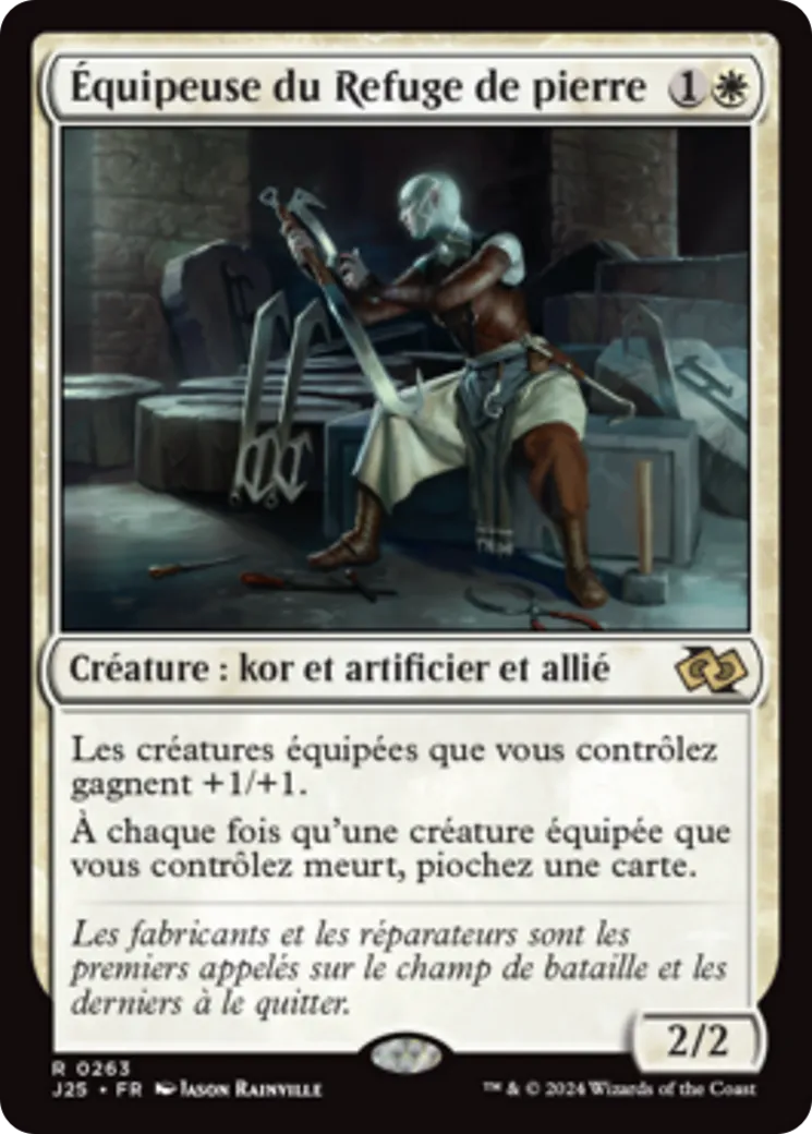 Équipeuse du Refuge de pierre — Foundations Jumpstart — Magic: The Gathering