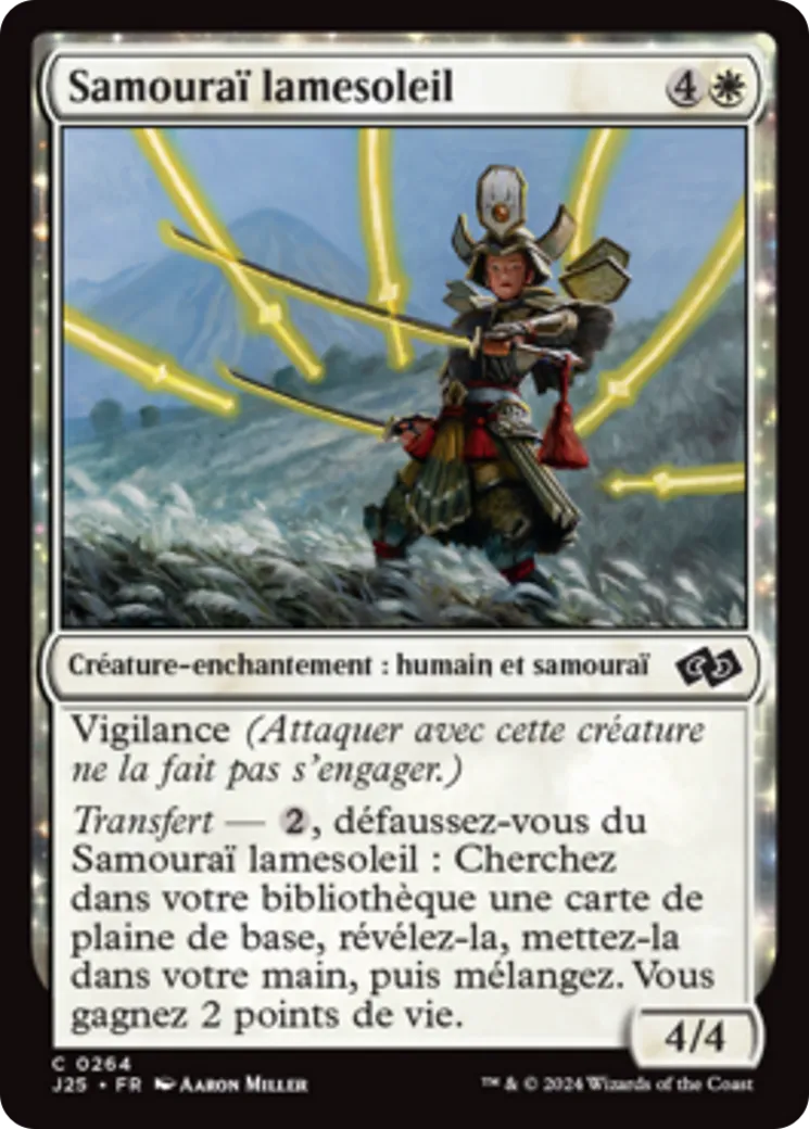 Samouraï lamesoleil — Foundations Jumpstart — Magic: The Gathering