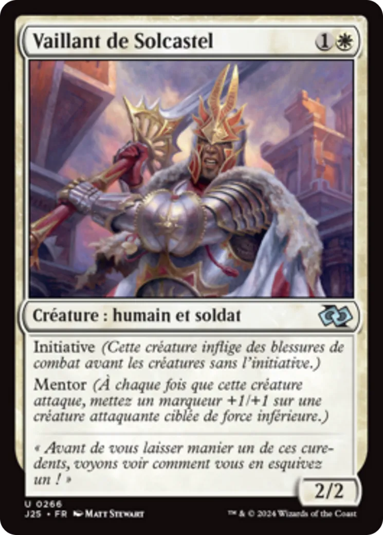 Vaillant de Solcastel — Foundations Jumpstart — Magic: The Gathering
