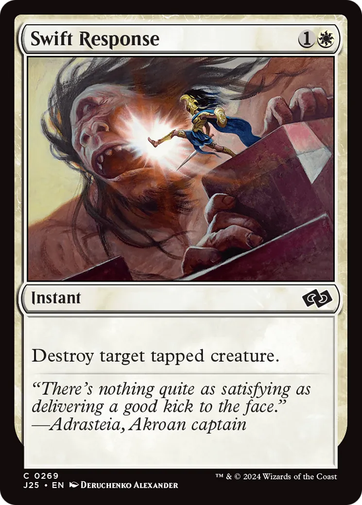 Swift Response — Foundations Jumpstart — Magic: The Gathering