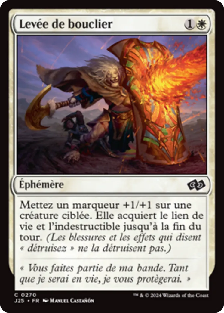 Levée de bouclier — Foundations Jumpstart — Magic: The Gathering