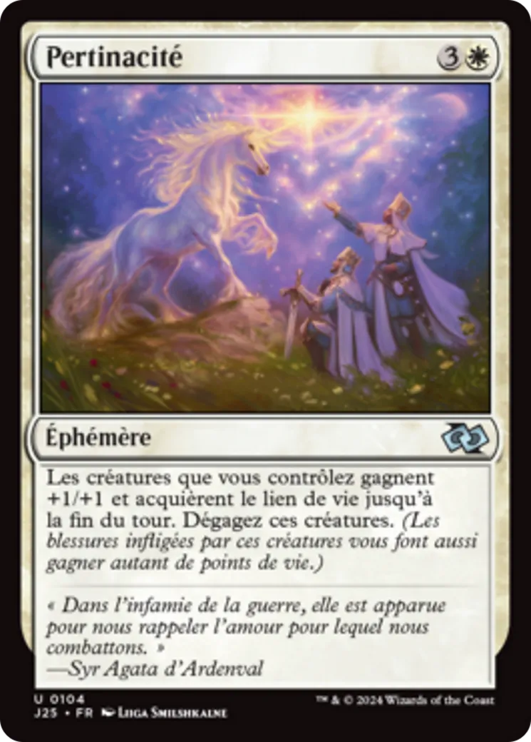 Pertinacité — Foundations Jumpstart — Magic: The Gathering