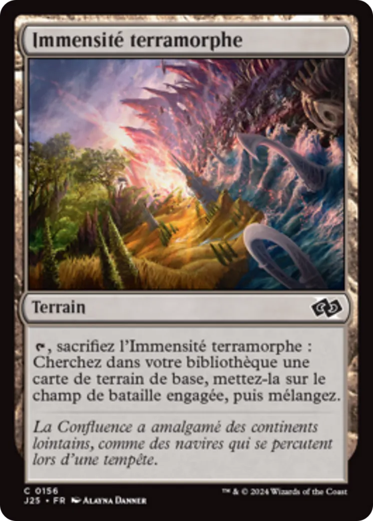 Immensité terramorphe — Foundations Jumpstart — Magic: The Gathering