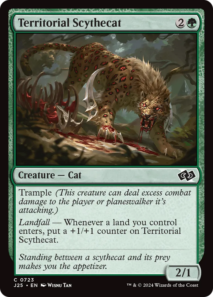 Territorial Scythecat — Foundations Jumpstart — Magic: The Gathering