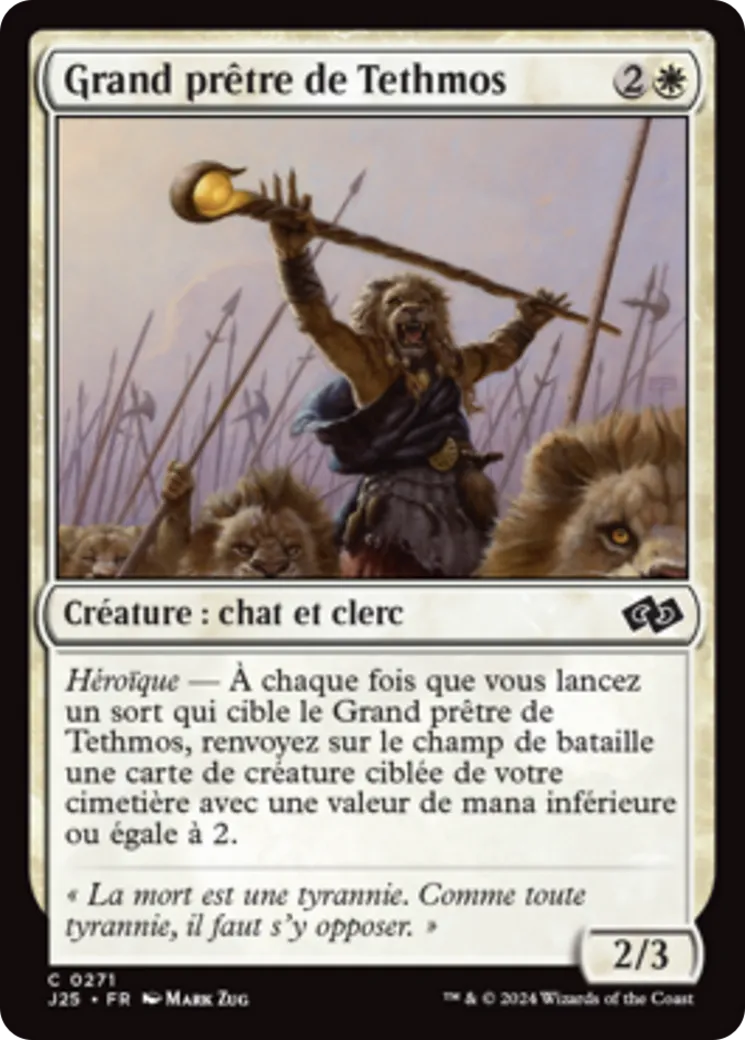 Grand prêtre de Tethmos — Foundations Jumpstart — Magic: The Gathering