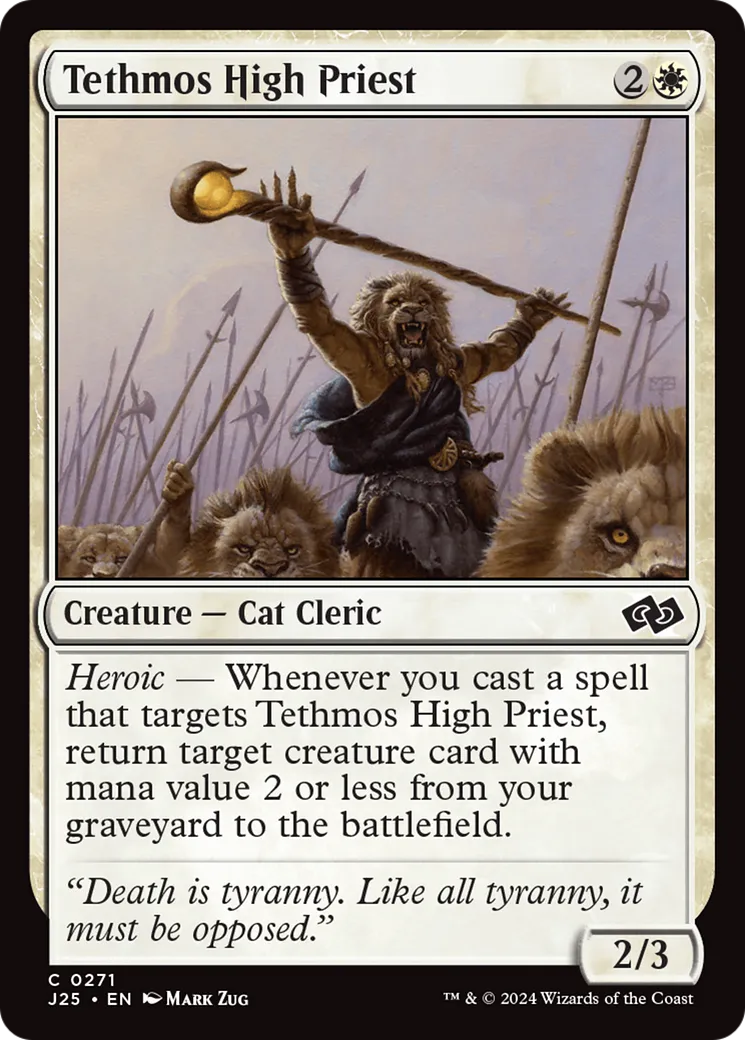 Grand prêtre de Tethmos — Foundations Jumpstart — Magic: The Gathering