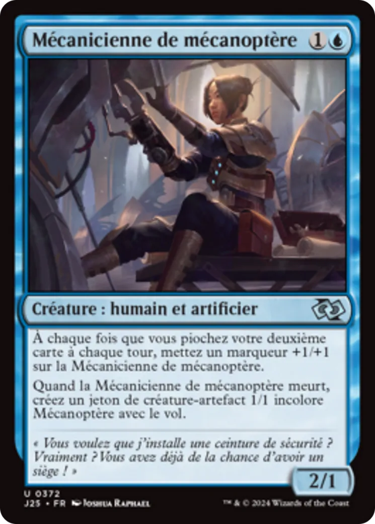 Mécanicienne de mécanoptère — Foundations Jumpstart — Magic: The Gathering