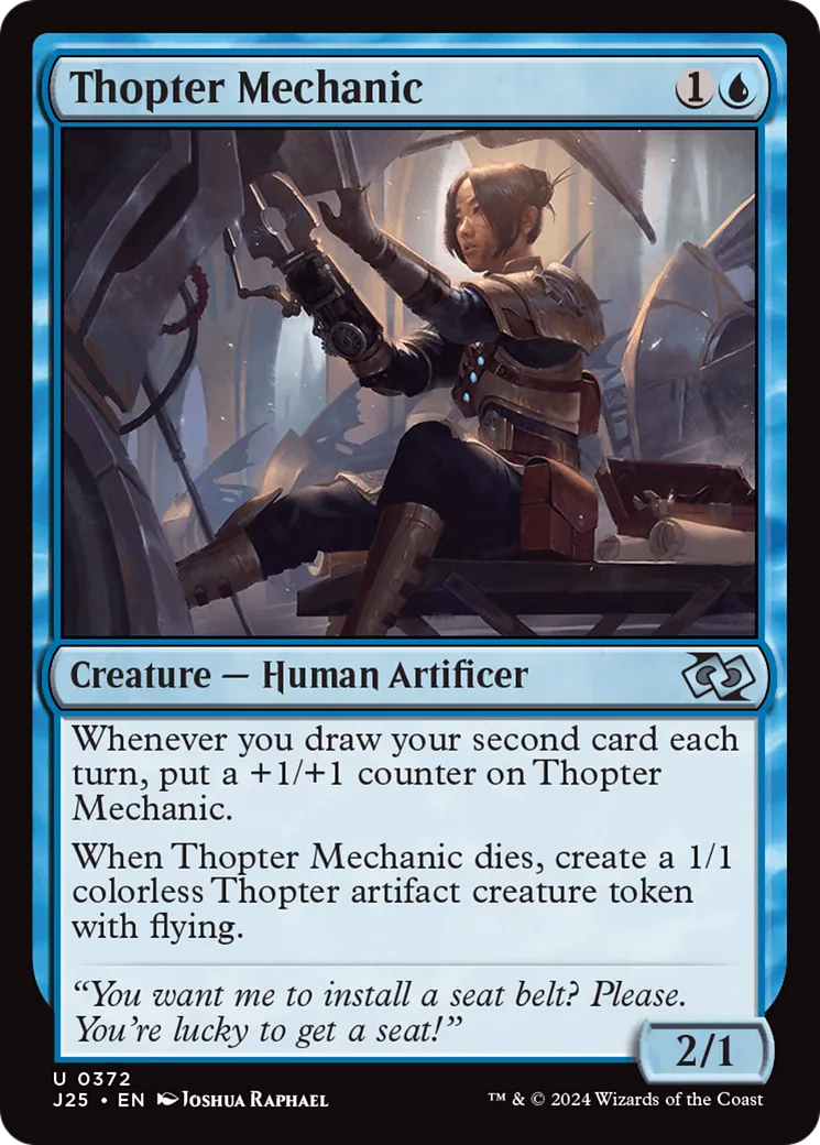 Mécanicienne de mécanoptère — Foundations Jumpstart — Magic: The Gathering