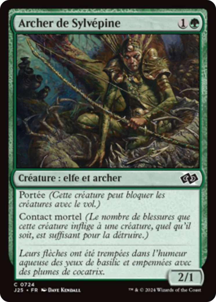 Archer de Sylvépine — Foundations Jumpstart — Magic: The Gathering