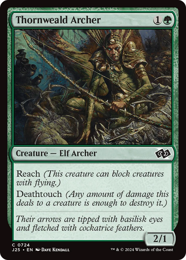 Thornweald Archer — Foundations Jumpstart — Magic: The Gathering