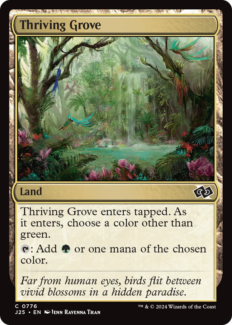 Thriving Grove — Foundations Jumpstart — Magic: The Gathering