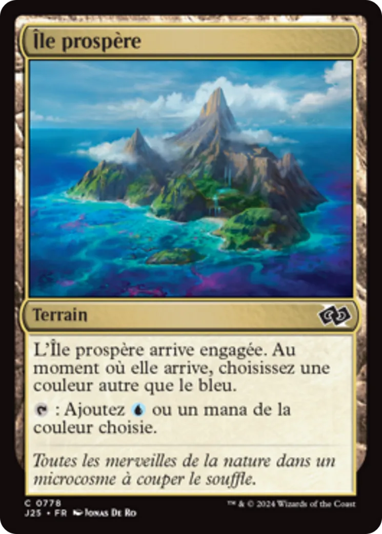 Île prospère — Foundations Jumpstart — Magic: The Gathering