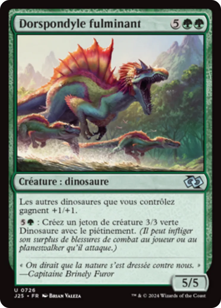 Dorspondyle fulminant — Foundations Jumpstart — Magic: The Gathering