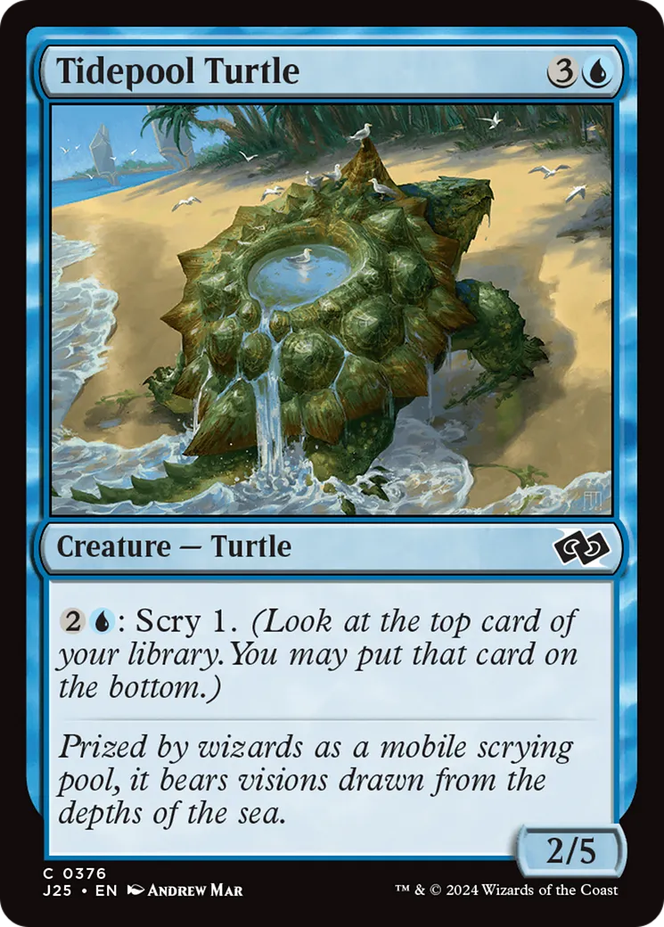 Tidepool Turtle — Foundations Jumpstart — Magic: The Gathering