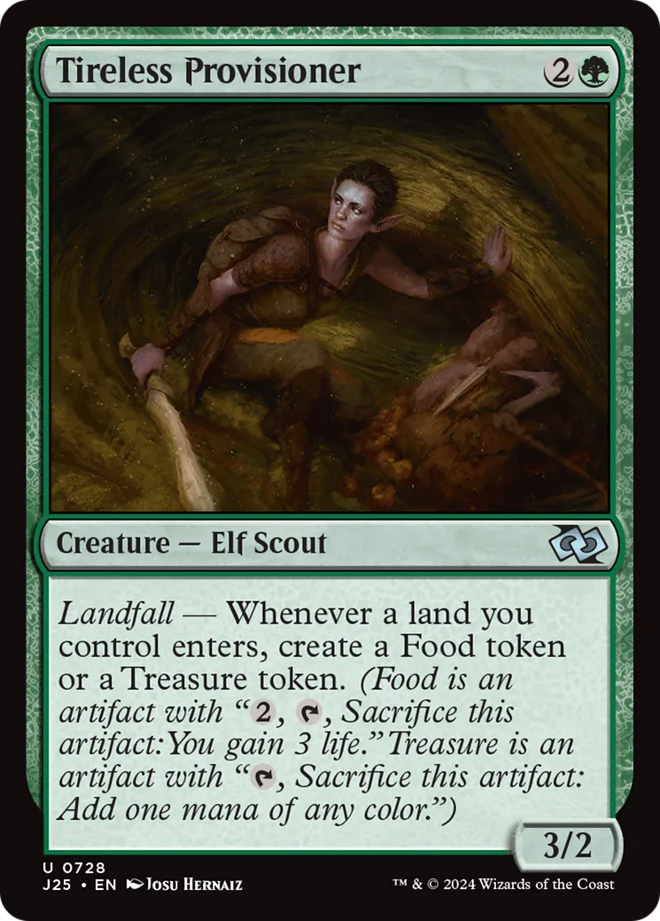 Tireless Provisioner — Foundations Jumpstart — Magic: The Gathering