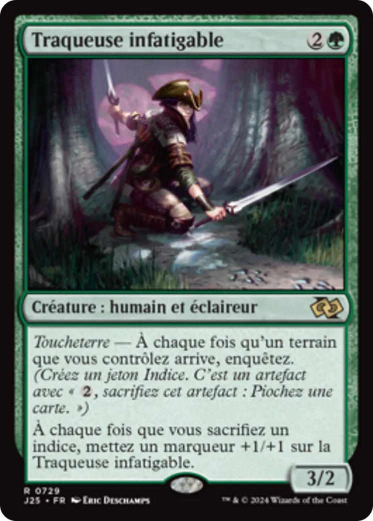 Traqueuse infatigable — Foundations Jumpstart — Magic: The Gathering
