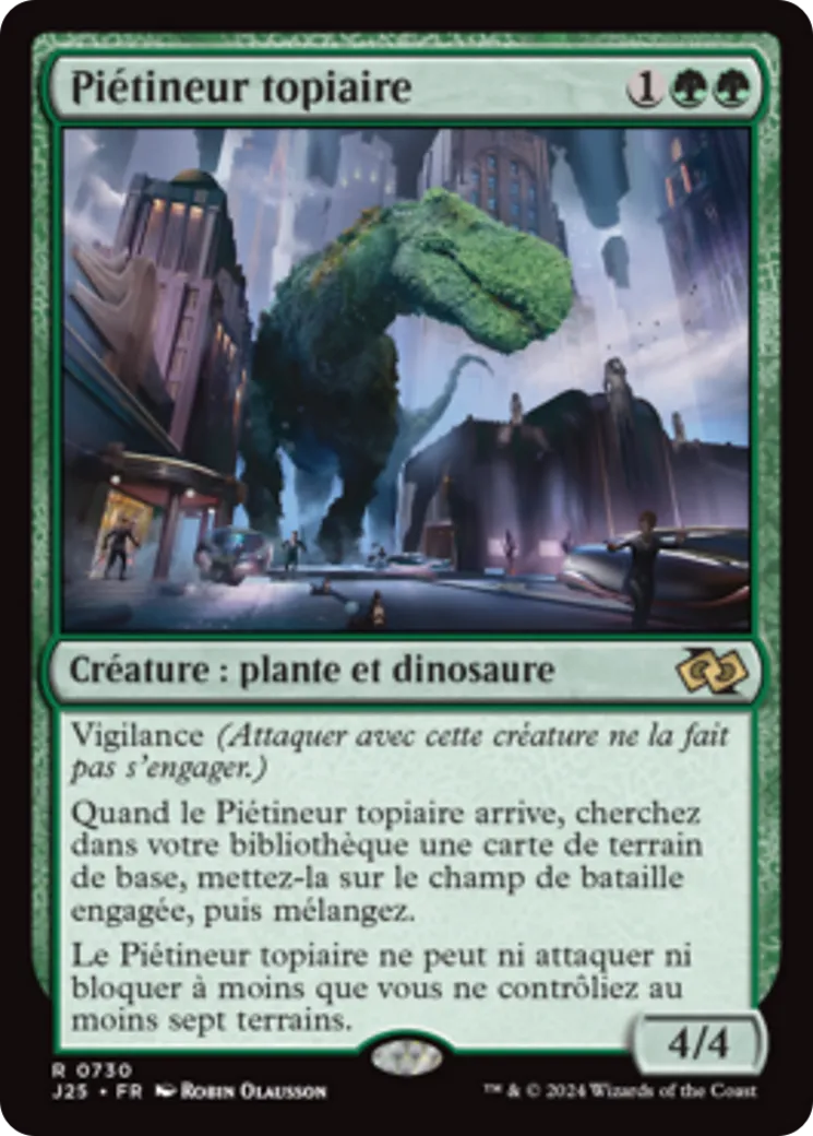 Piétineur topiaire — Foundations Jumpstart — Magic: The Gathering