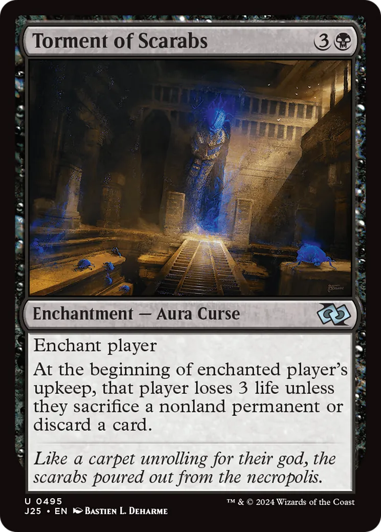 Torment of Scarabs — Foundations Jumpstart — Magic: The Gathering