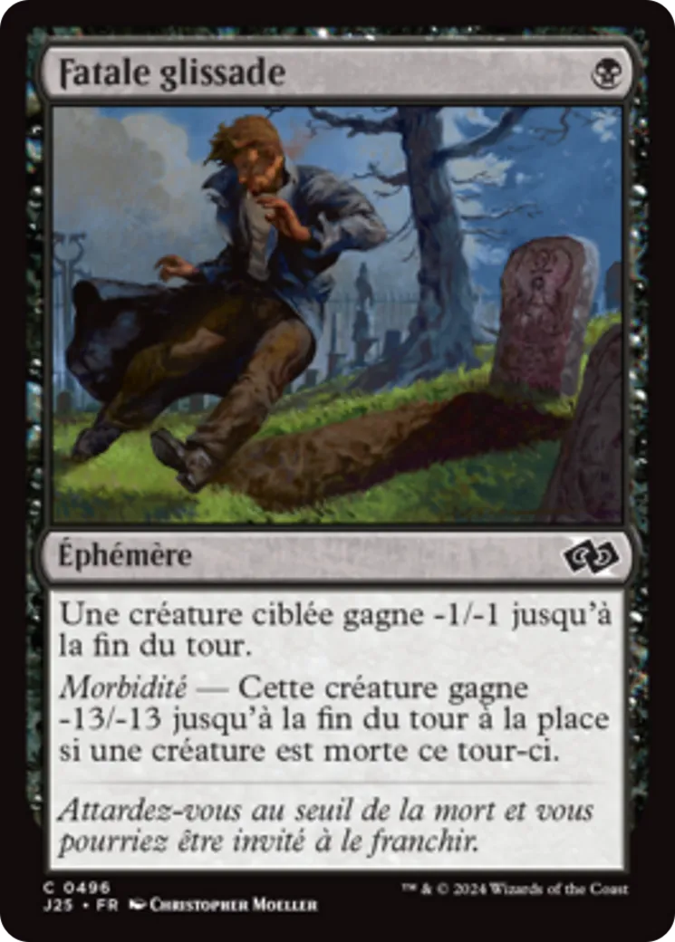 Fatale glissade — Foundations Jumpstart — Magic: The Gathering