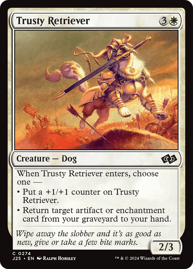 Trusty Retriever — Foundations Jumpstart — Magic: The Gathering