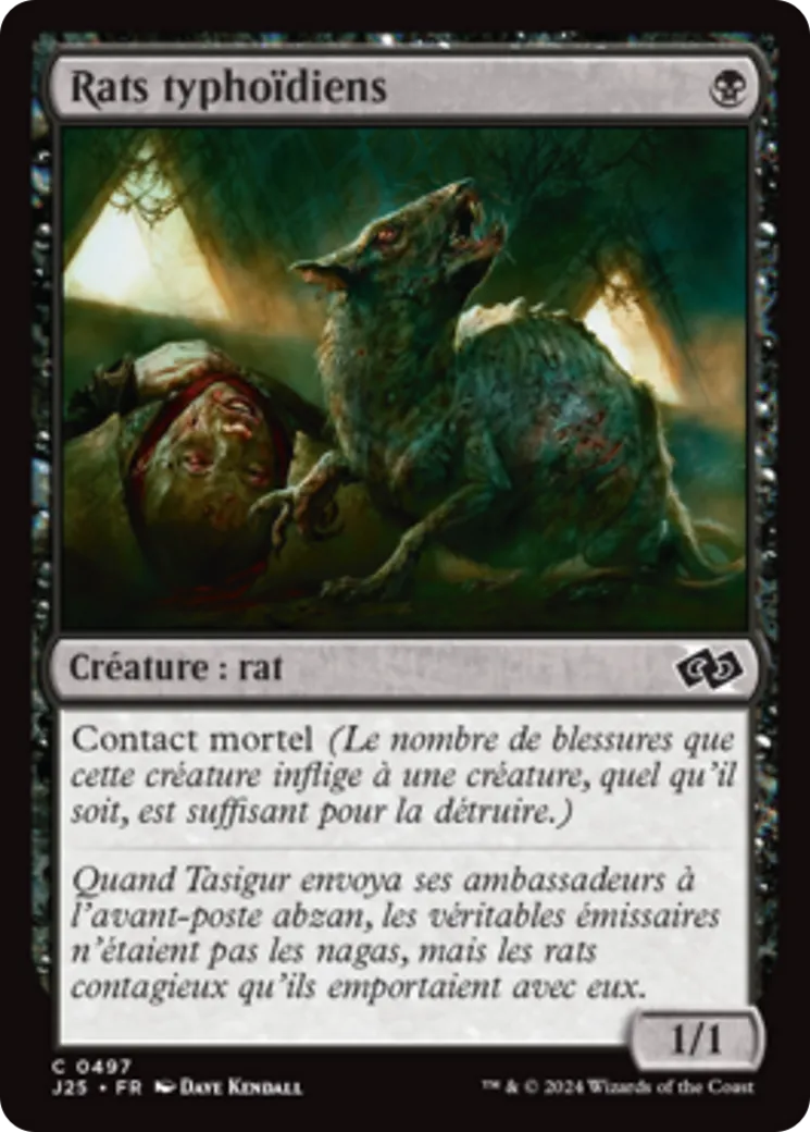 Rats typhoïdiens — Foundations Jumpstart — Magic: The Gathering