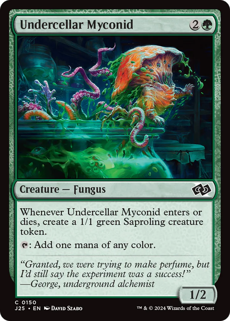 Undercellar Myconid — Foundations Jumpstart — Magic: The Gathering