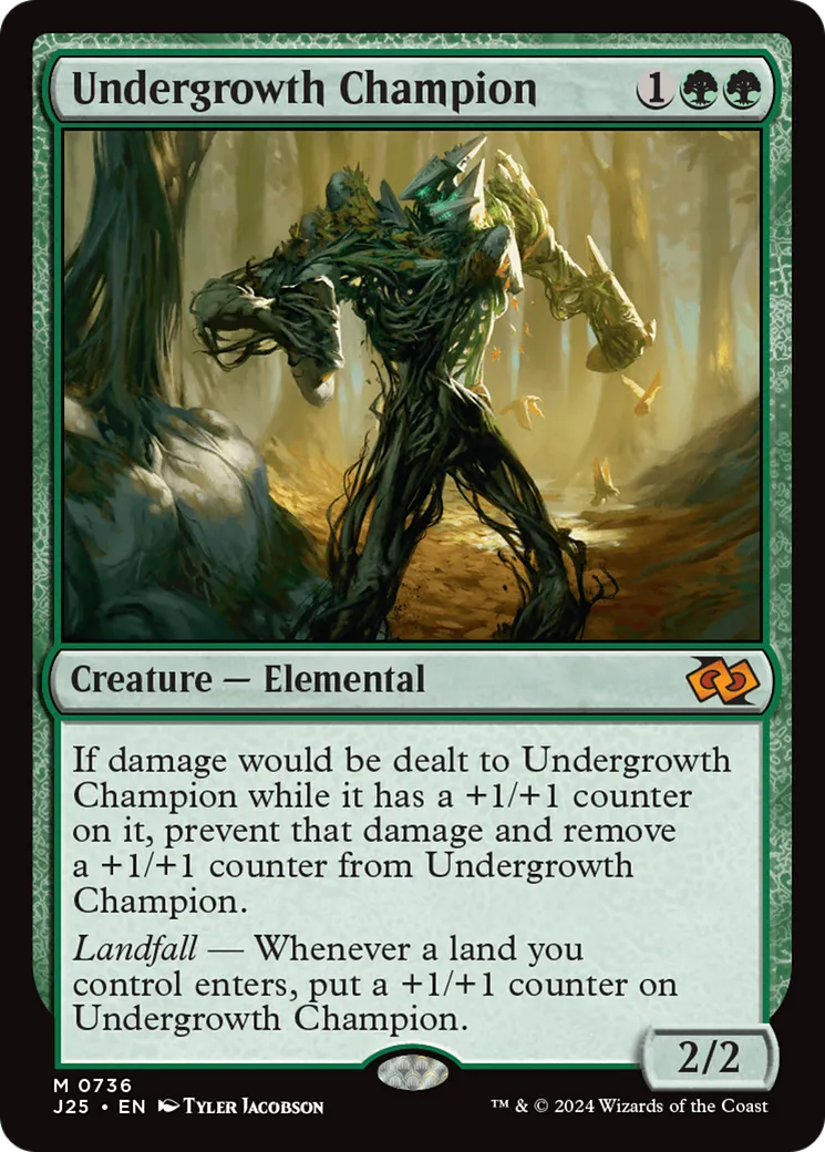 Undergrowth Champion — Foundations Jumpstart — Magic: The Gathering