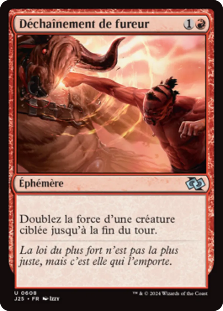 Déchaînement de fureur — Foundations Jumpstart — Magic: The Gathering