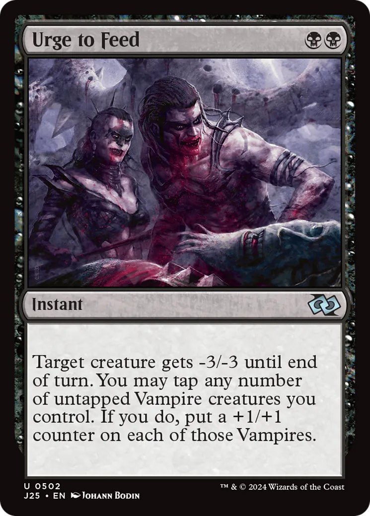 Urge to Feed — Foundations Jumpstart — Magic: The Gathering