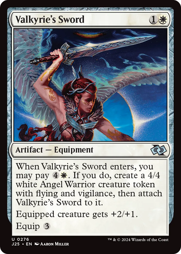 Valkyrie's Sword — Foundations Jumpstart — Magic: The Gathering