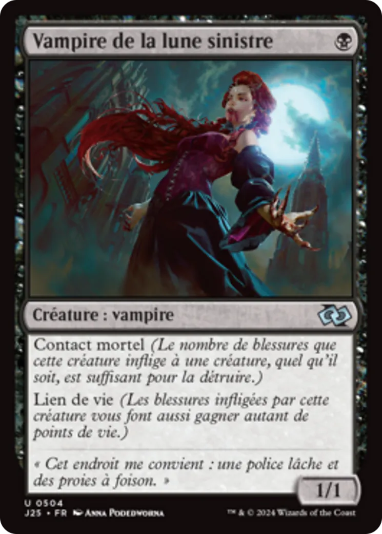 Vampire de la lune sinistre — Foundations Jumpstart — Magic: The Gathering