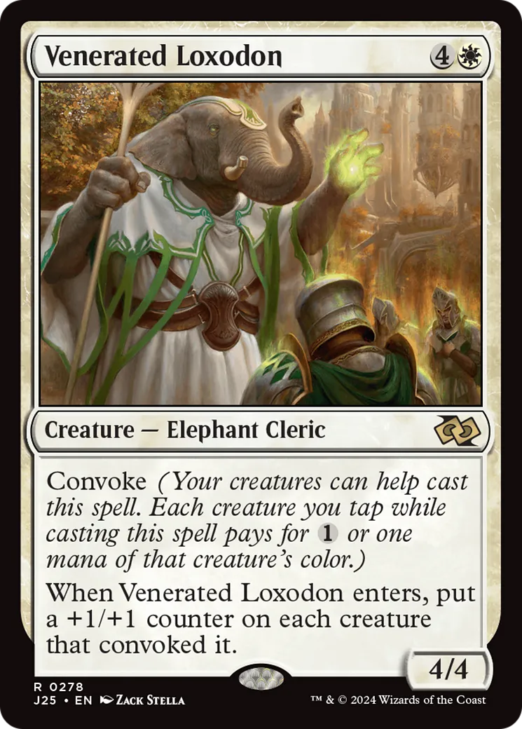 Loxodon vénéré — Foundations Jumpstart — Magic: The Gathering