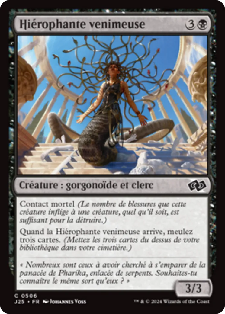 Hiérophante venimeuse — Foundations Jumpstart — Magic: The Gathering
