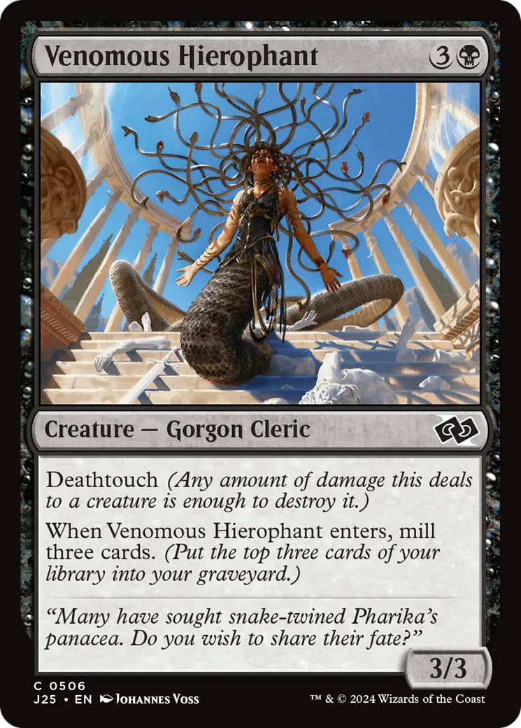 Hiérophante venimeuse — Foundations Jumpstart — Magic: The Gathering