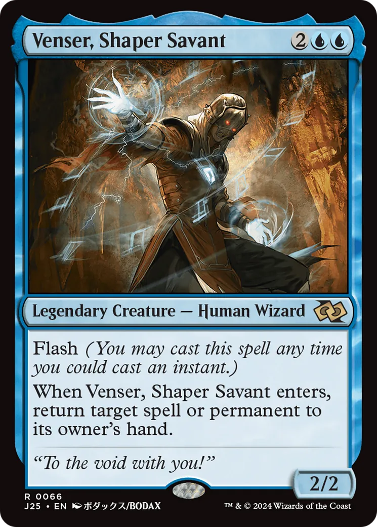 Venser, Shaper Savant — Foundations Jumpstart — Magic: The Gathering