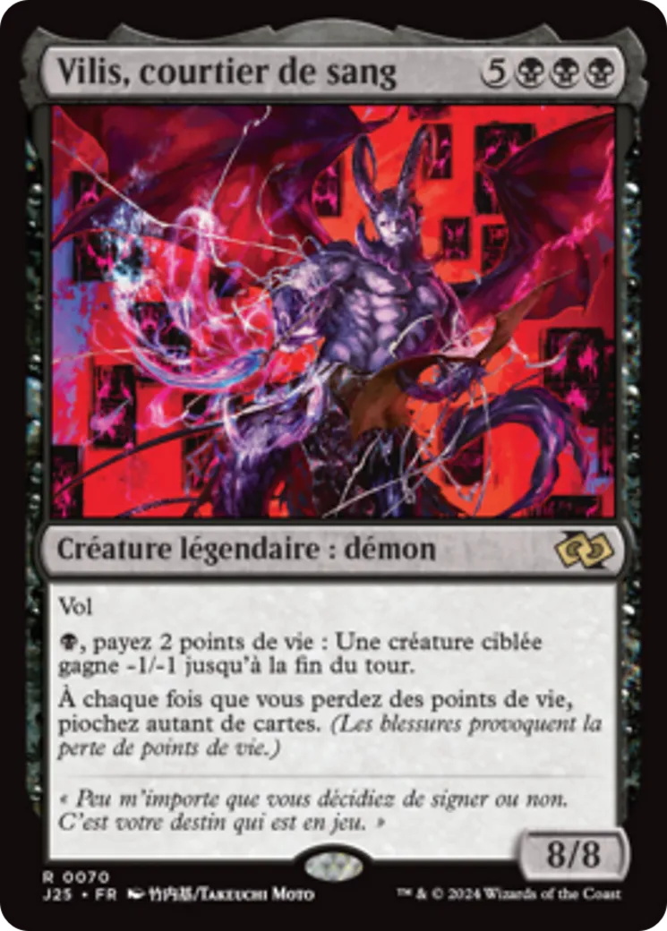 Vilis, courtier de sang from Foundations Jumpstart - Magic: The Gathering