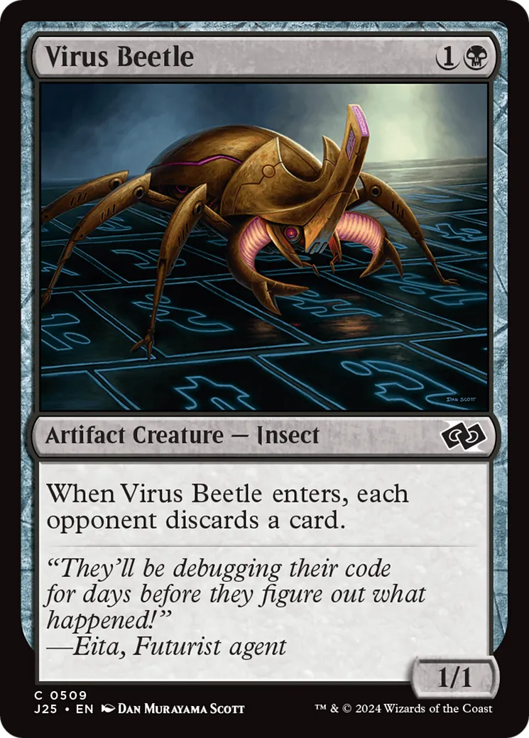 Virus Beetle — Foundations Jumpstart — Magic: The Gathering