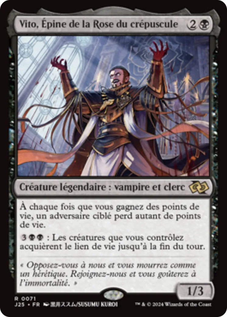 Vito, Épine de la Rose du crépuscule — Foundations Jumpstart — Magic: The Gathering